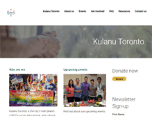 Tablet Screenshot of kulanutoronto.org